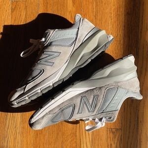 New Balance 990v5 suede sneakers
